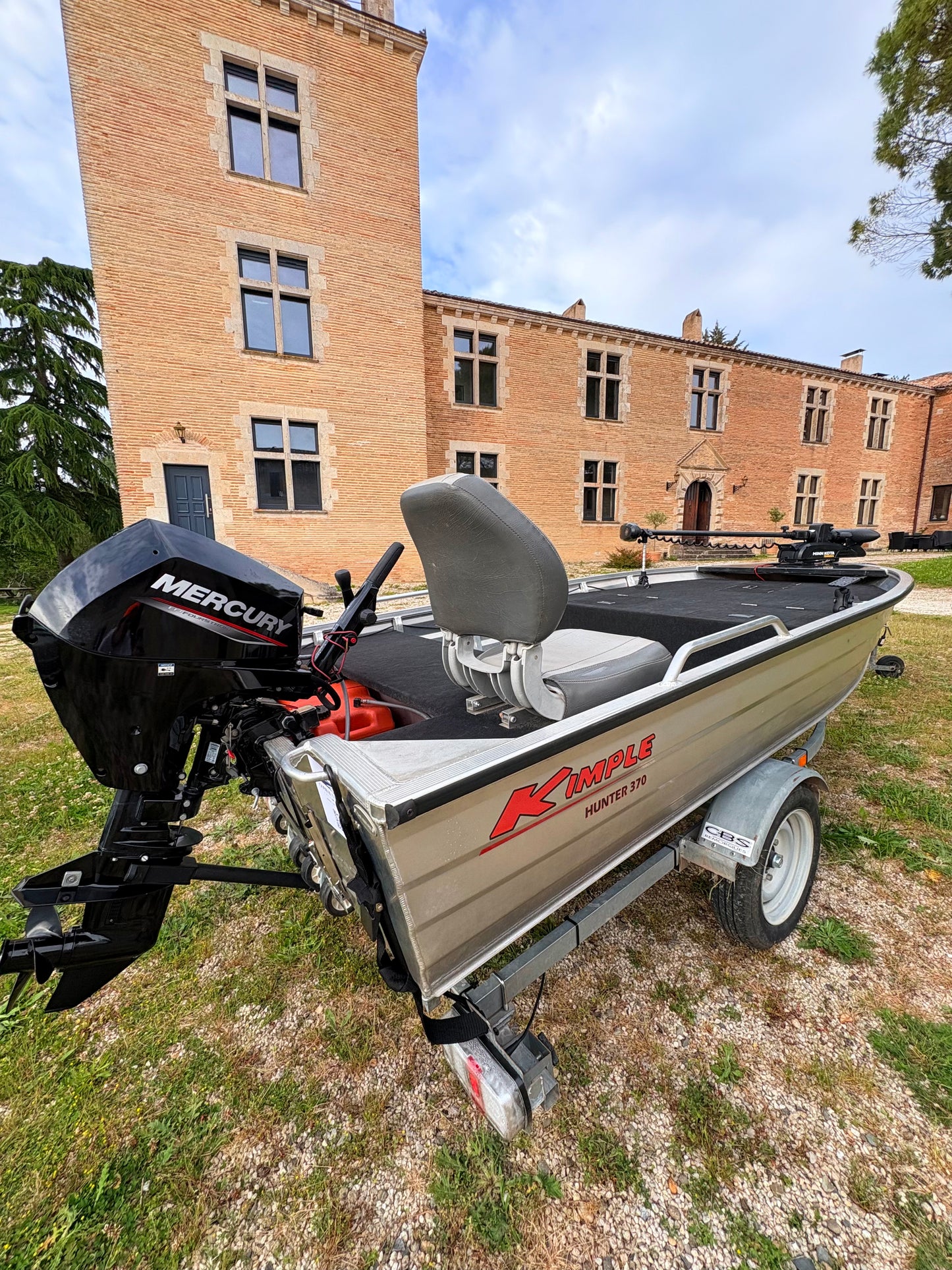 Kimple 370 Hunter Bass boat 15 CV