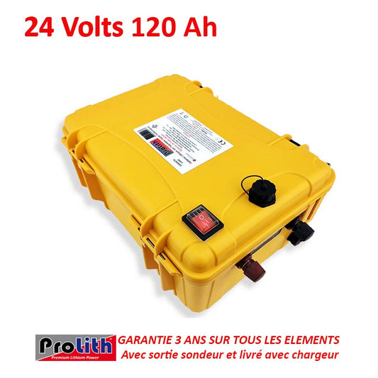 Batterie prolith plrp 24 volts 120 ah