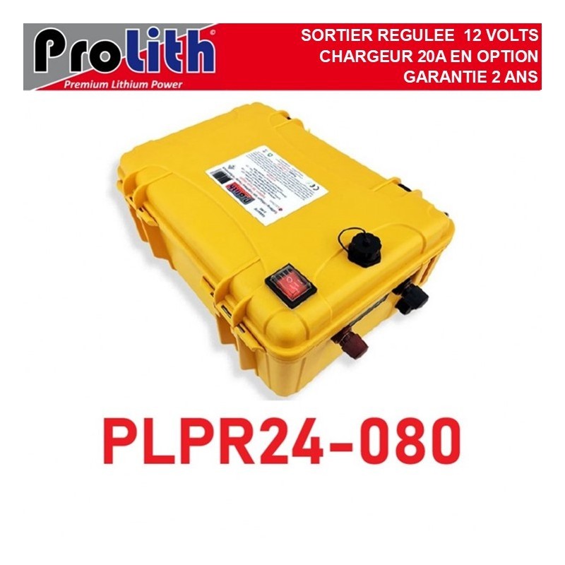 Batterie prolith plpr 24 volts 80 ah