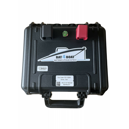 Eco Case LiFePo4 12V 50Ah avec chargeur 5A
