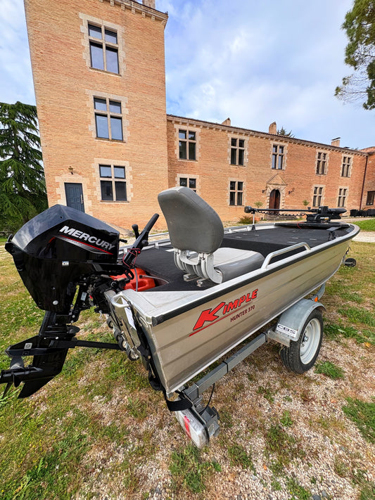 Bass boat Kimple 370 Hunter 15 CV d’occasion 2023