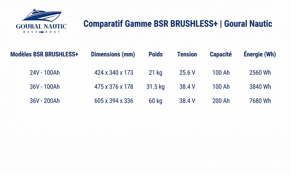 Batterie Lithium BSR Brushless+ (24V / 36V)