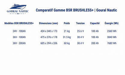 Batterie Lithium BSR Brushless+ (24V / 36V)