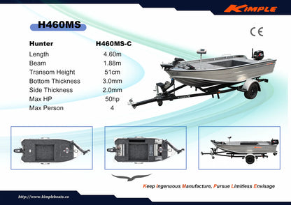 Kimple Hunter 460 MS Version Tiller