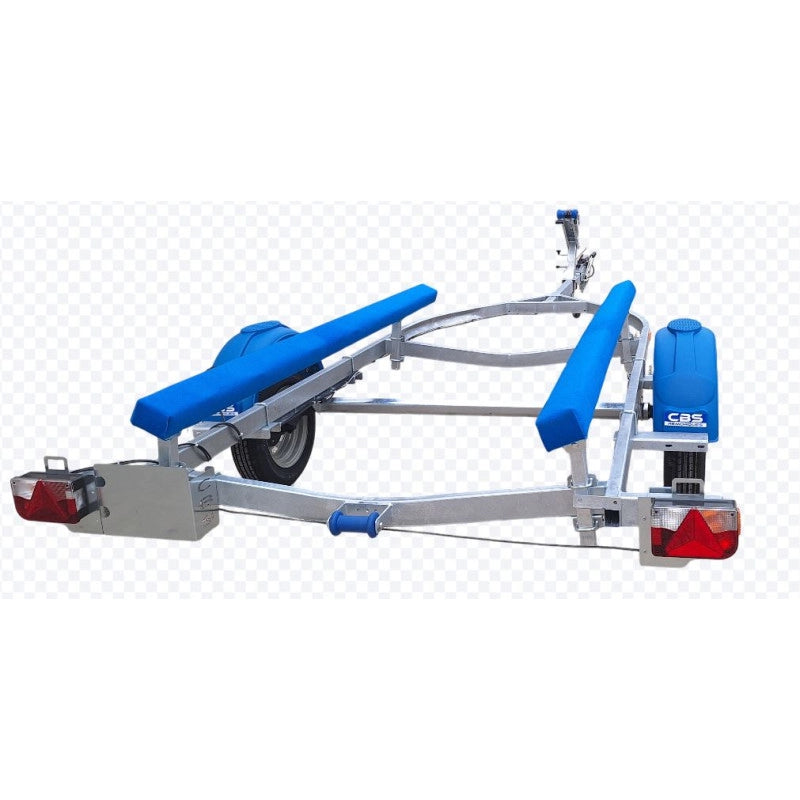 Potence avec treuil à sangle et roue jockey de la remorque CBS B0650F