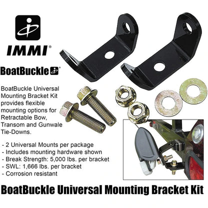 Support BoatBuckle monté sur une remorque pour l’arrimage d’un bateau