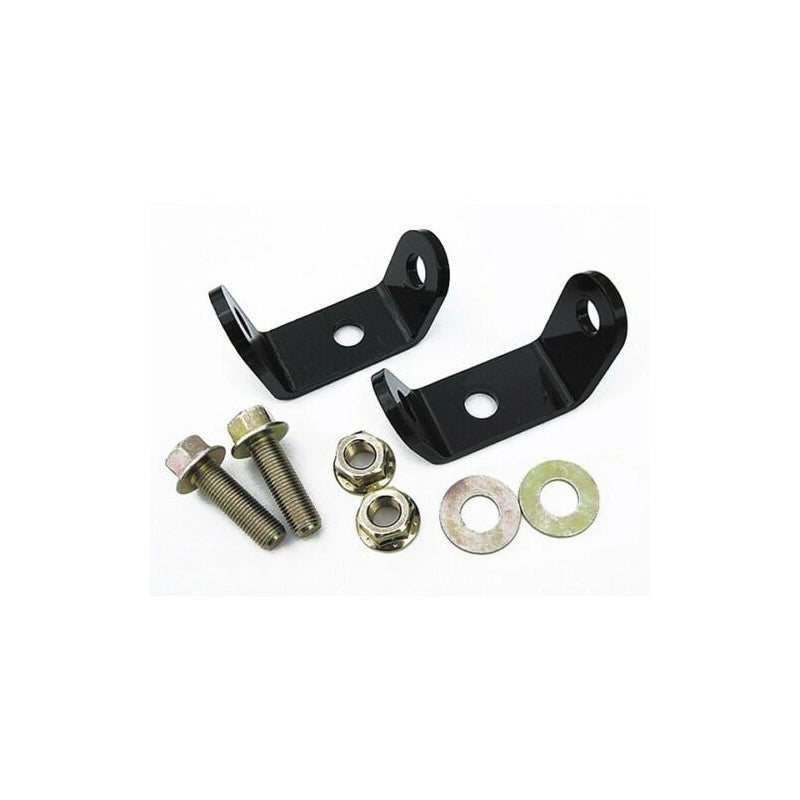 Supports noirs, boulons, écrous et rondelles du kit BoatBuckle