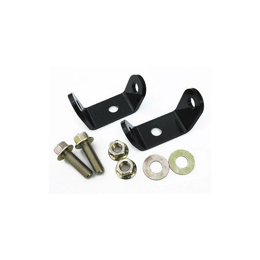 Supports noirs, boulons, écrous et rondelles du kit BoatBuckle