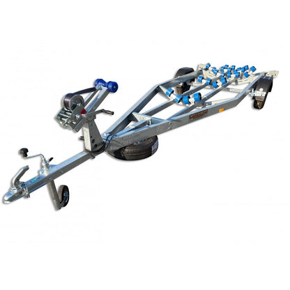 Remorque Sansaloni rouleaux bleus