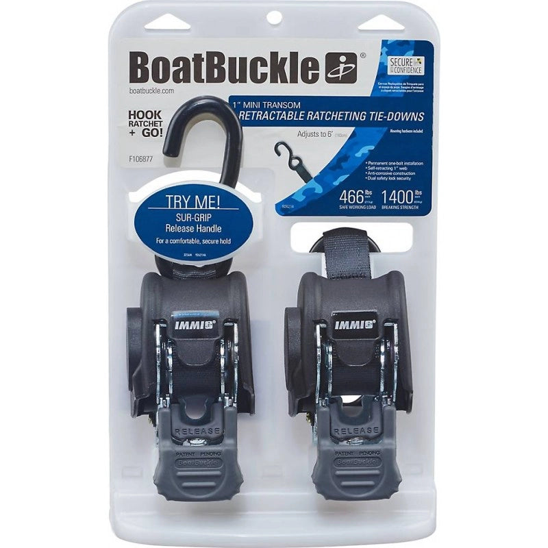 Sangles à Enrouleur BoatBuckle 1400 ou 2500 lbs